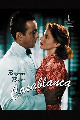 Casablanca (1942) Movie Scene Shot Humphrey Bogart Ingrid Bergman Poster Print • $6.99