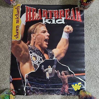 Shawn Michaels Vintage WWF 1997 Wrestling Poster WWE 16x20 NEW NOS Sealed • $8.99