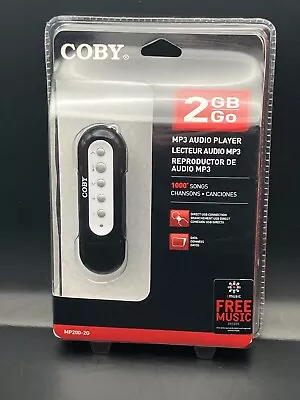 New Sealed Coby 2GB USB Stick MP3 Player - MP200-2G • $33.99