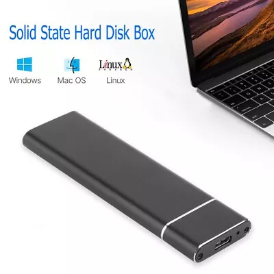 USB 3.1 Type C To M.2 NGFF Key Adapter SSD Hard Disk Box Enclosure Case New • $17.99