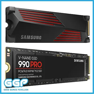 $265 • Buy Samsung 990 PRO 1TB 2TB SSD Heatsink M.2 PCIe 4.0 Internal Solid State Drives