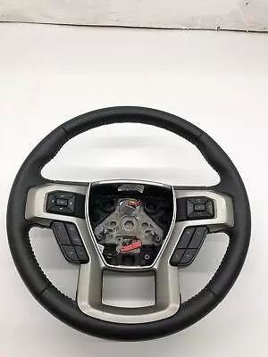 2017-2020 Ford F150 Lariat Heated Steering Wheel Ebony Leather W/sync • $262.11