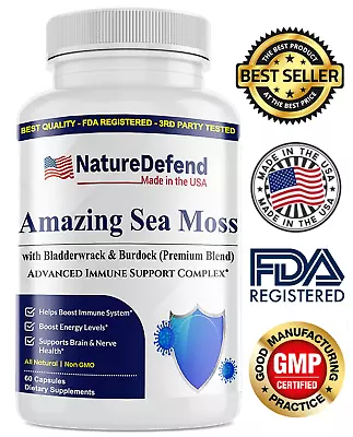 Sea Moss All Natural. Supports Immune & Brain. Free Shipping. Quality Matters! • $14.99