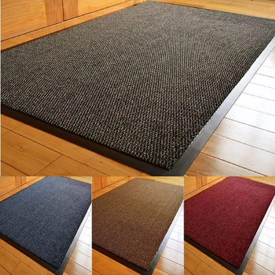 £27.96 • Buy Large Heavy Duty Non Slip Rubber Back Barrier Door Mat Kitchen Hallway Floor Rug