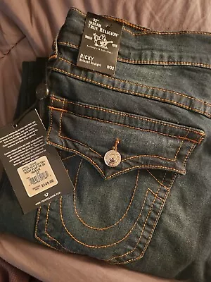 True Religion Jeans Ricky Relaxed Straight Men Size 32 • $65