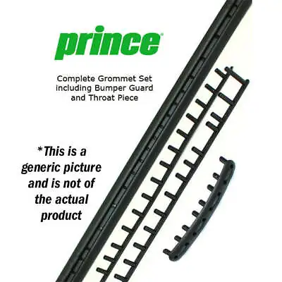 Prince Warrior 107L Tennis Racquet Grommet Set With Bumper Guard • $7.95