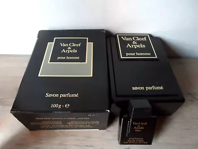 Van Cleef Arpels Pour Home Soap 3.5 Oz / 100 G Boxed & 5 Ml EDT Miniature New • $65