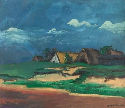 Fishing Cottages : Max Pechstein : 1928 : Archival Quality Art Print • $69