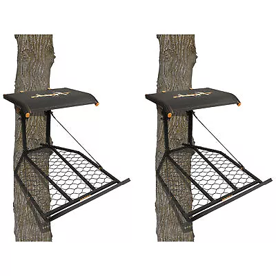 Muddy The Boss XL Wide Stance Hang On 1 Person Deer Hunting Tree Stand (2 Pack) • $185.99