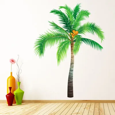 Palm Tree Tropical Trees Wall Sticker WS-47187 • $35.17