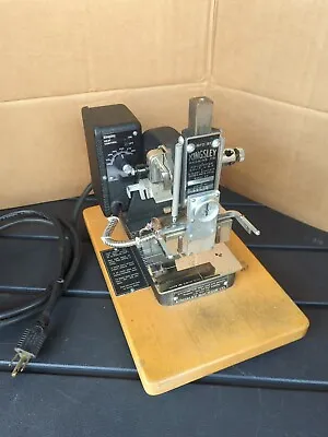 Kingsley M-75 Hot Foil Stamping Embossing Machine VINTAGE USA - FOR SERVICE  • $450