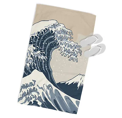 The Great Wave MICROFIBRE BEACH TOWEL Designer Multi-Coloured • £22.99