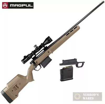 MAGPUL HUNTER 700L Rem700 LA STOCK + Magazine Well + Mag MAG483-FDE MAG489-BLK • $298.59