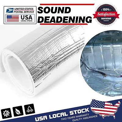 21.5Sqft Sound Deadener Car Trunk Lid Heat Shield Insulation Noise Reduce Mat • $15.39