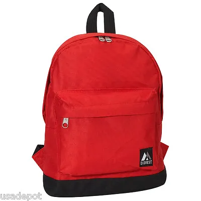Everest Junior Backpack - Red/Black • $14.99