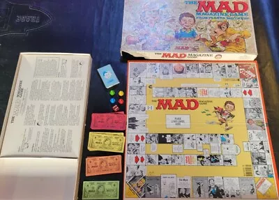 VINTAGE 1979 MAD Magazine Board Game Parker Brothers Complete Box Has Issues  • $15