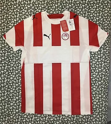 Olympiacos FC Lightweight Material BNWT Football Shirt- Puma Large • £30