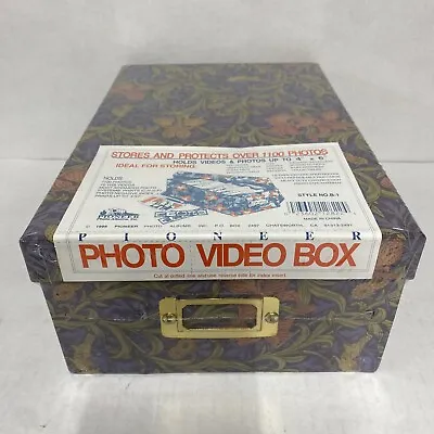 New Sealed 1999 Pioneer Photo Video Box Floral Design  • $15