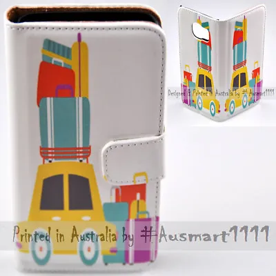 $13.98 • Buy For Sony Xperia Series - Road Trip Theme Print Wallet Mobile Phone Case Cover