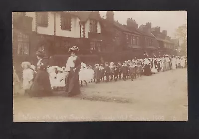 Manchester Salford Irlams Oth Height Sunday School Procession 1909 RPPC • £7.99