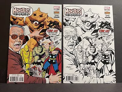 Monsters Unleashed #1 Lot Of 2 Stan Lee Box Exclusives 2017 NM High Grade Marvel • $59.95