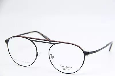 New Morel Oga 10136o Nr07 Black Red Havana Authentic Eyeglasses 52-20 • $79.21