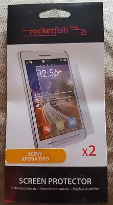 £3.75 • Buy Sony Xperia Tipo Twin Pack Screen Protector RF-ETX2CP-K  By RocketFish 