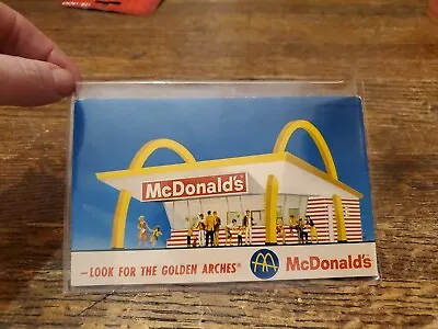 Vintage 1967 McDonalds Restaurant Golden Arches Warren Ohio Postcard / Coupon • $22