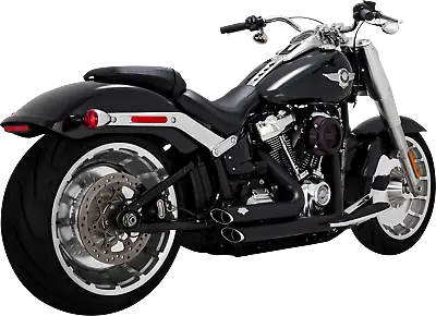 Vance & Hines Short Shot Staggered Exhaust System Black 47335 • $899.99