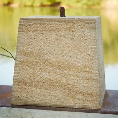 £92.40 • Buy 200/240mm Sandstone Tapered Staddle Stone - Settle Oak Framed Building Support