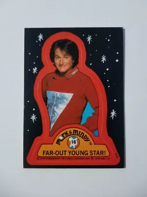 1978 Mork & Mindy Trading Card Sticker #16 • $1.99