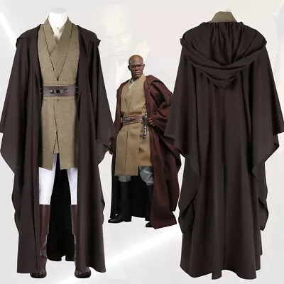 Mace Windu Costume Star Wars:Episode II – Attack Of The Clones Cosplay Suit • $167.89