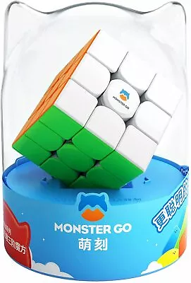 Monster Go Magnetic Speed Cube 3x3x3 Magic Cube MG3 Learning Series Puzzle Toy • $15.99