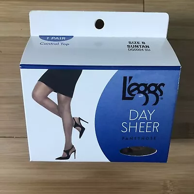 $10 • Buy Leggs Pantyhose Control Top Suntan Sz B One Pair Unopened