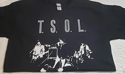 TSOL Band True Sounds Of Liberty T Shirt Tee Punk Rock Music Medal  • $16.99