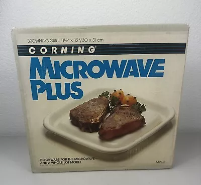 Corning Ware Microwave Browning Grill New In Box Vintage MW-2 • $12.99