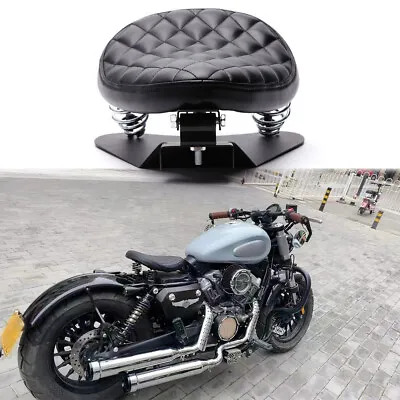 Bobber Motorcycle Spring Solo Seat Kit For Suzuki Intruder 1400 1500 700 750 800 • $69.11