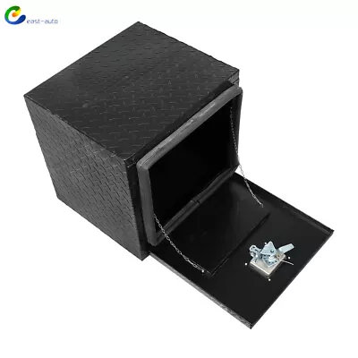 Truck Tool Box Aluminum Diamond Plated For ATV Flatbed Trailer 18  X 17  X 18'' • $105