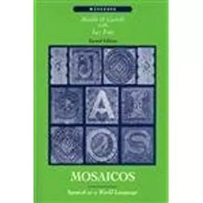 Mosaicos: Spanish As A World Language Matilde Olivella De Castells New Paperba • $29.97
