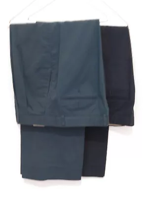 Louis Raphael Sequel Lot (2) Dress Pants Blue / Navy Mens RN54341 Size 42 Sharp! • $24.99