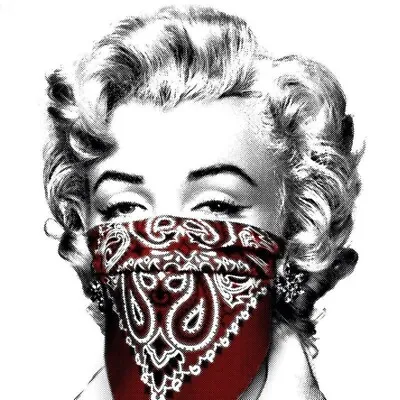 Mr. Brainwash Screen Print Stay Safe (Marilyn Monroe) 2020 RED Variant Banksy • $985