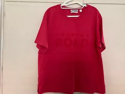 $10 • Buy Country Road Raspberry T Shirt Size L