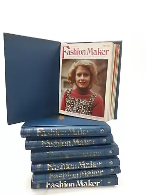 Fashion Maker Magazine Binders 7x Volumes Dressmaking Sewing Knitting 70s #570 • £9.99