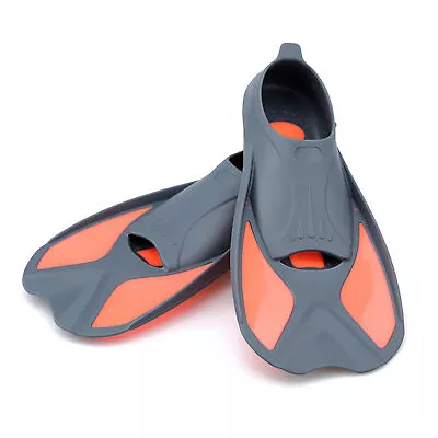  Short  Swim Fins Flippers For Swimming Snorkeling Training N6V4 • $20.40