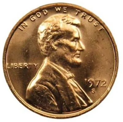 1972 S Lincoln Memorial Cent Uncirculated US Mint • $1.59