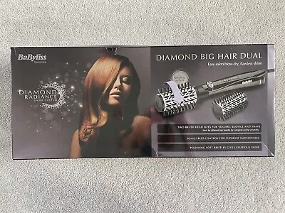 Babyliss 2995U Diamond Dual Big Hair Styler 50mm / 42mm Rotating Blow Dry Brush. • £19