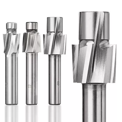 Pilot Slotting Tool Counterbore End Mill M3-M16 HSS Cutter Slot Drill Bit1/5/7Pc • £8.75