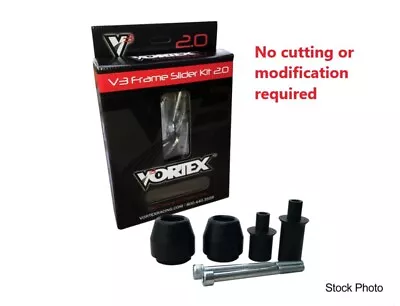 BMW S1000R S1000 R 2017-2019 Vortex Frame Sliders No Cutting Required • $107.06