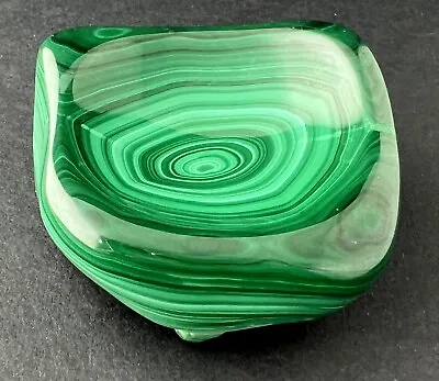 Polished Natural Malachite Ashtray / Trinket / Paper Weight 37076gr/13.07 Oz. • $80