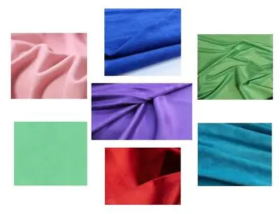 Micro Suede Fabric By The Yard 58” Width For Upholstery 8 Solid Colors Available • $13